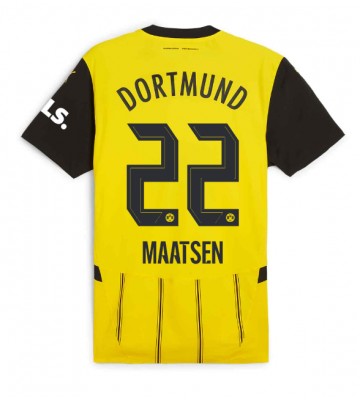 Borussia Dortmund Ian Maatsen #22 Replika Hjemmebanetrøje 2024-25 Kortærmet
